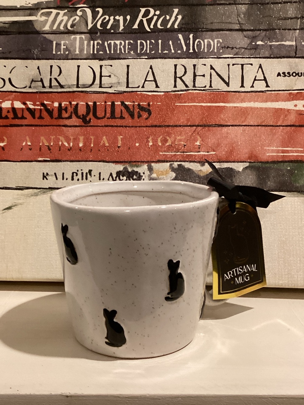 Sunday Morning Ceramics Black Cat Halloween Mug 🐈‍⬛